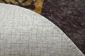 MIRO 51338.805 mycí kobereček Mramor, geometrická protiskluz hnědý velikost 160x220 cm | krásné koberce cz
