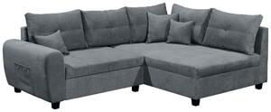 ROHOVÁ SEDAČKA, textil, kompozitní dřevo, antracitová MID.YOU - Sedací soupravy, Online Only
