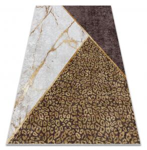 Dywany Luszczow Dětský kusový koberec MIRO 51338.805 pratelný Mramor, geometrická protiskluz, hnědý Rozměr koberce: 80 x 150 cm
