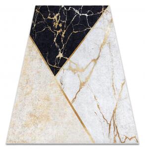 Dywany Luszczow Dětský kusový koberec MIRO 52103.801 pratelný Mramor, geometrická protiskluz, zlatý Rozměr koberce: 140 x 190 cm