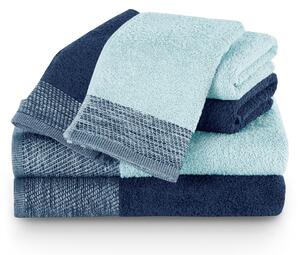 Sada bavlněných ručníků AmeliaHome Aria modrá