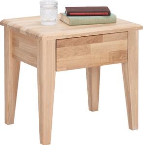 NOČNÍ STOLEK, divoký dub, barvy dubu, 50/48/40 cm Linea Natura