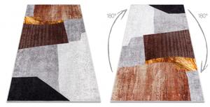 MIRO 52100.801 mycí kobereček Geometrická protiskluz šedá velikost 120x170 cm | krásné koberce cz