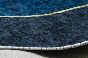 MIRO 52097.801 mycí kobereček Geometrická protiskluz modrý velikost 120x170 cm | krásné koberce cz