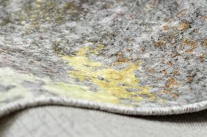 MIRO 51463.802 mycí kobereček Abstrakce protiskluz šedá / zlatý velikost 120x170 cm | krásné koberce cz