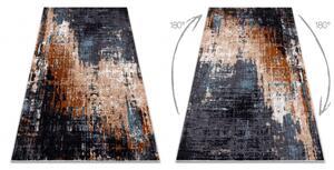MIRO 51454.802 mycí kobereček Abstrakce protiskluz modrý / béžový velikost 140x190 cm | krásné koberce cz