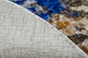 MIRO 51774.802 mycí kobereček Abstrakce protiskluz modrý / béžový velikost 140x190 cm | krásné koberce cz