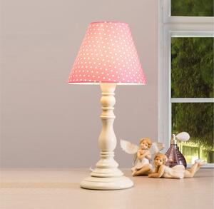 Čilek Lampa puntíkovaná růžová