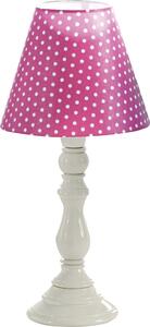 Čilek Lampa puntíkovaná růžová