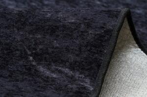 MIRO 52025.802 mycí kobereček Mramor, geometrická protiskluz černý velikost 120x170 cm | krásné koberce cz