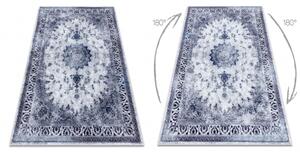 MIRO 51822.812 mycí kobereček Růžice, rám protiskluz tmavě modrá velikost 160x220 cm | krásné koberce cz