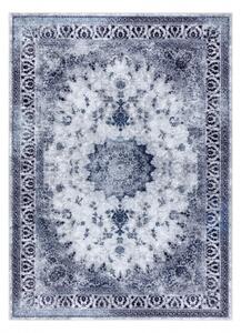 MIRO 51822.812 mycí kobereček Růžice, rám protiskluz tmavě modrá velikost 120x170 cm | krásné koberce cz
