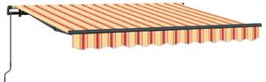 Stahovací markýza Žlutá 350 x 200 cm textil