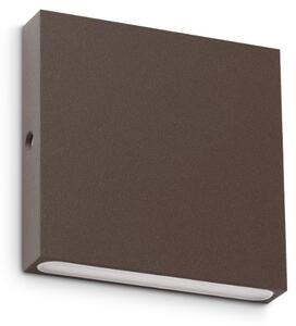 Ideal Lux Nástěnné venkovní LED svítidlo POST-IT, v 80 mm, 3 W, IP65 Barva: Kávová, Teplota světla: 3000K