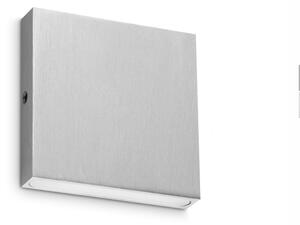 Ideal Lux Nástěnné venkovní LED svítidlo POST-IT, v 80 mm, 3 W, IP65 Barva: Ocelová, Teplota světla: 3000K