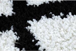 Kulatý koberec BERBER TROIK, bílá střapce, Berber, Maroko, Shaggy velikost kruh 120 cm | krásné koberce cz