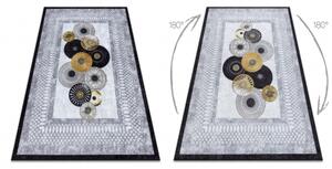 MIRO 51130.807 mycí kobereček kruhovýy, rám protiskluz šedá velikost 120x170 cm | krásné koberce cz