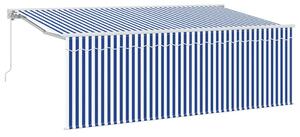 Stahovací markýza Modrá 350 x 200 cm textil