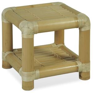Noční stolek, bambus, 40x40x40 cm, přírodní