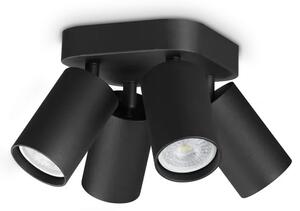 Ideal Lux Stropní svítidlo DYNAMITE PL4 Round d.13,5 cm, 4xGU10, 112W Barva: Černá