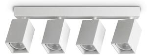 Ideal Lux Stropní či nástěnné svítidlo DYNAMITE PL4 Square d.38,5 cm, 4xGU10, 112W Barva: Bílá