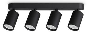 Ideal Lux Stropní či nástěnné svítidlo DYNAMITE PL4 Round d.38,5 cm, 4xGU10, 112W Barva: Černá