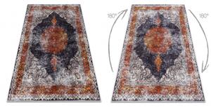 MIRO 51186.808 mycí kobereček Růžice, rám protiskluz tmavě modrá / velikost 120x170 cm | krásné koberce cz