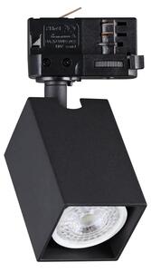 Ideal Lux Lištové svítidlo DYNAMITE tr 3-phase Square, ø 5,7 cm, 1xGU10, 28W Barva: Černá