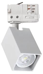 Ideal Lux Lištové svítidlo DYNAMITE tr 3-phase Square, ø 5,7 cm, 1xGU10, 28W Barva: Bílá