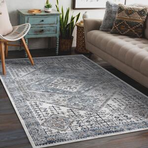 Moderní koberec OHIO Z431A rám, ornament Strukturální, dvě vrstvy r velikost 120x170 cm | krásné koberce cz