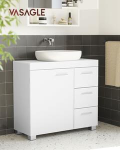 VASAGLE Koupelnová skříňka - bílá - 30x70x64 cm