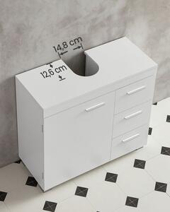 VASAGLE Koupelnová skříňka - bílá - 30x70x64 cm
