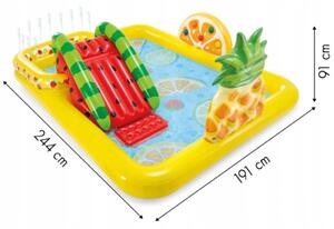 INTEX Nafukovací bazén FRUIT žlutý