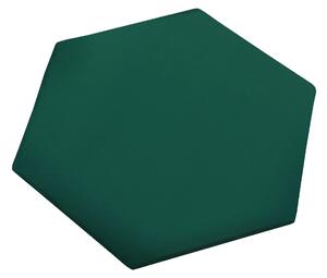 Čalouněný nástěnný panel 3D Medové plásty 35x45 zelená
