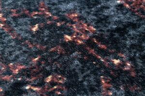 ANDRE mycí kobereček Ornament 1013 vintage protiskluz černo / te velikost 160x220 cm | krásné koberce cz