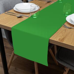 Biante Dekorační běhoun na stůl Rongo RG-043 Sytě zelený 20x120 cm
