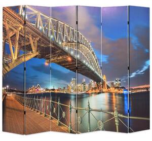 Skládací paraván 228 x 170 cm Přístavní most v Sydney