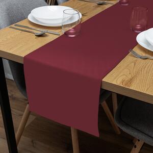 Biante Dekorační běhoun na stůl Rongo RG-044 Tmavě bordó 20x120 cm