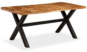 Jídelní stůl z masivního dřeva akácie a mangovníku 180x90x76 cm