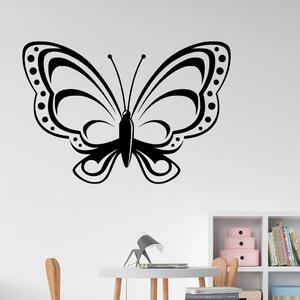 Živá Zeď Samolepka Motýlek Barva: černá