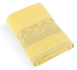 BELLATEX Froté ručník a osuška kolekce Orchidea Žlutá 50x100 cm