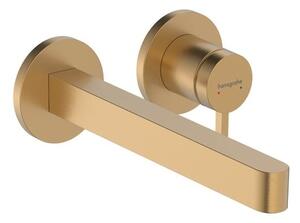Umyvadlová baterie Hansgrohe Finoris bez podomítkového tělesa kartáčovaný bronz 76050140