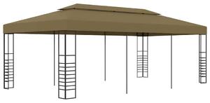 Zahradní altán 6 x 3 x 2,7 m taupe 180 g/m² 312230