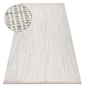 Koberec NANO EO78C Melange, smyčkový, plošně tkaný šedá / bílá velikost 120x170 cm | krásné koberce cz