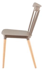 Jídelní židle COSIMA (šedá + buk). 1091455
