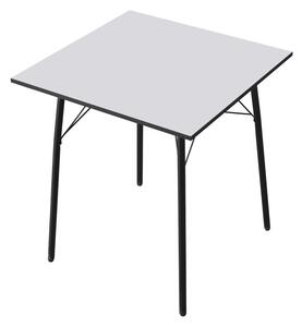 Jídelní stůl 70 MALAK (bílá + černá) (pro 4 osoby). 1091470
