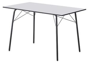 Jídelní stůl 120 MALAK (bílá + černá) (pro 4 osoby). 1091468