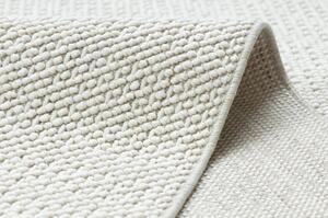 Koberec NANO FH92A Jednobarevný, smyčkový, plošně tkaný bílá velikost 80x150 cm | krásné koberce cz
