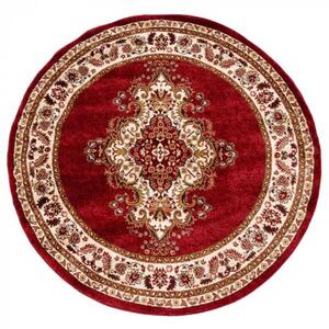 Vopi | Kusový koberec Medailon kruh 6985A červeno-krémový - Kruh 150 cm