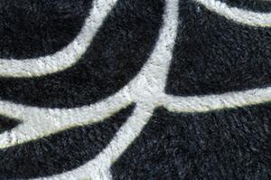 ANDRE mycí kobereček 2031 vzor rámu medúza řecký protiskluz černo velikost 120x170 cm | krásné koberce cz